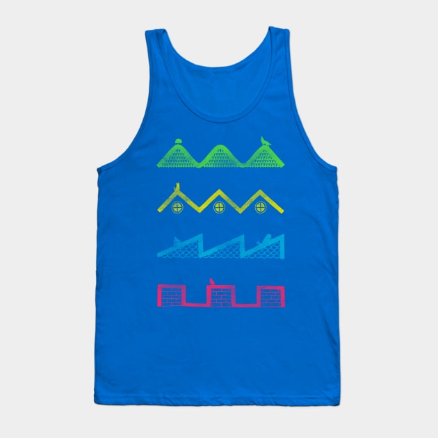 Sound Waves Tank Top by eriksandisatresa